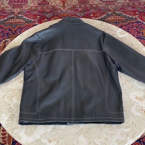 Bod & Christensen Leather Moto Jacket - Picture 13 of 16
